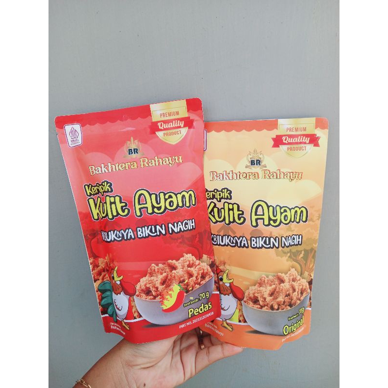 

KERIPIK KULIT AYAM ORIGINAL & PEDAS