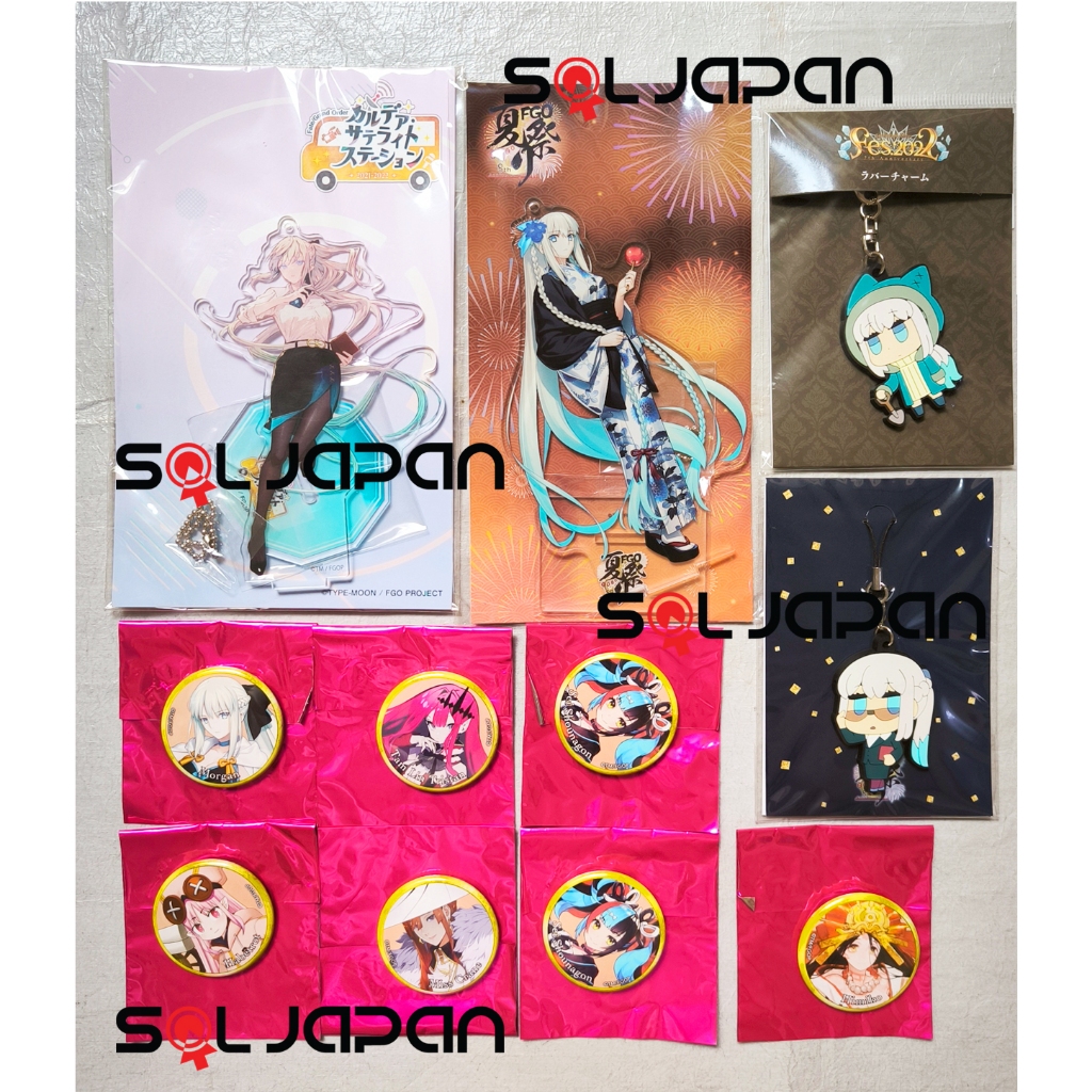 Fate Grand Order FGO Winter Fes 2021 Acrylic Stand Morgan Set of 5