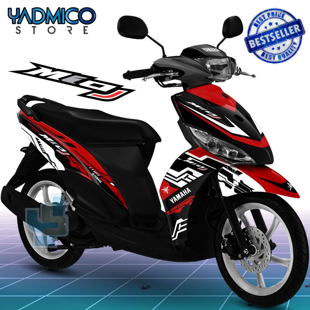 Decal Mio J Full Body - Stiker Motor Mio J Full Body - Decal Hologram Mio J Full Body Variasi - Stri