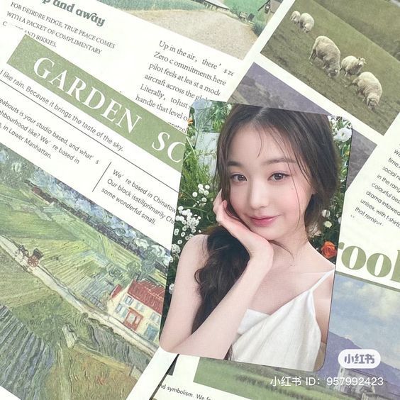 Photocard IVE Wonyoung dewy kristin