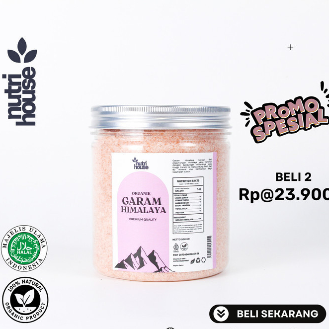 

Garam HImalayan Premium / Himalayan salt Organic NutriHouse