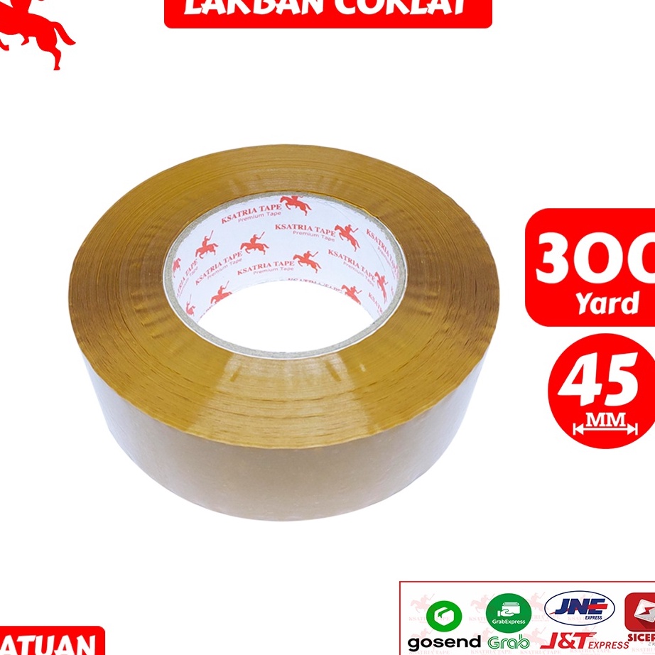 

PROMO SALE Lakban OPP Tape Lakban Coklat KSATRIA Tape 3 Yard