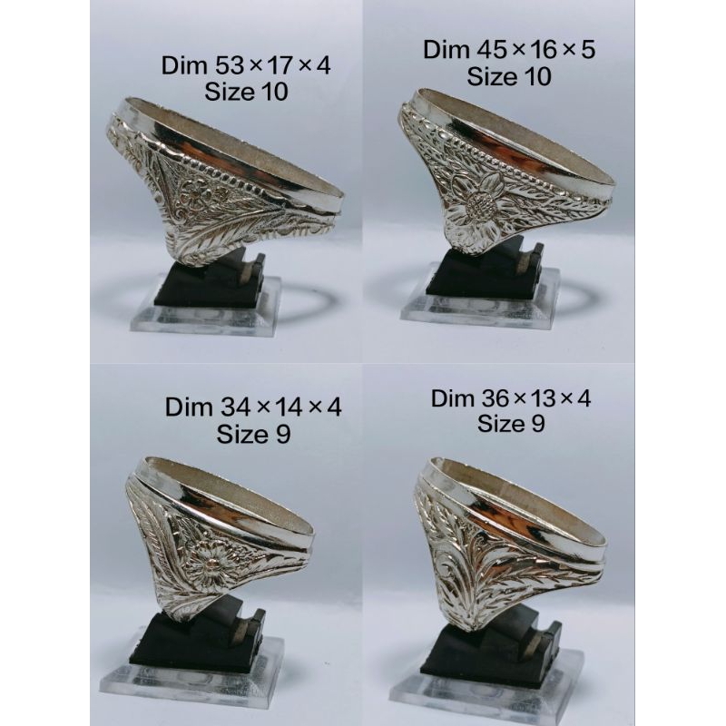 Ring cincin/emban alpaka super dim jumbo
