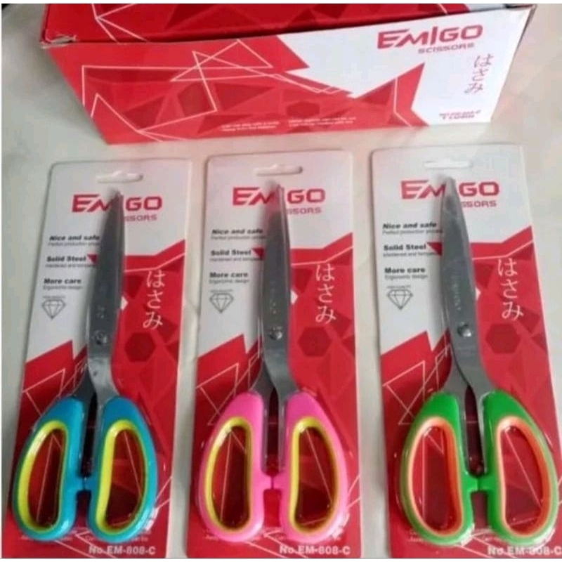 

Gunting Sedang / Tanggung Gunting Gagang Karet Gunting Emigo / M2000 Gunting Stainless Steel Gunting Ukuran Sedang Gunting Karet Sedang Gunting Serbaguna Gunting Kertas Gunting Kain