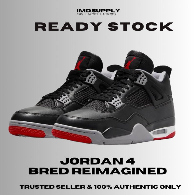 Jordan 4 Bred Reimagined - BNIB & 100% ORIGINAL