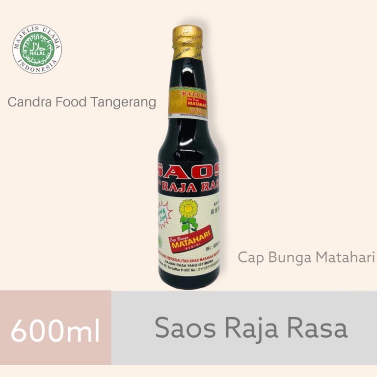 

TERBARU Saos Raja Rasa Halal Cap Bunga Matahari Ukuran 6ML