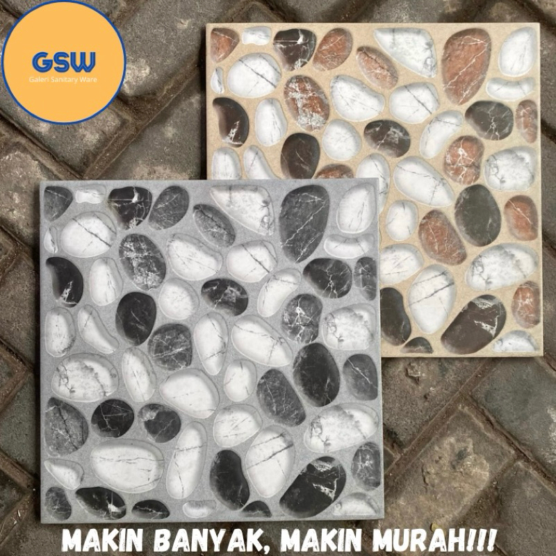 Keramik 40x40 Kasar Timbul Kualitas 1 Grade A Keramik Garasi Keramik Kamar Mandi Keramik Kasar Rocks
