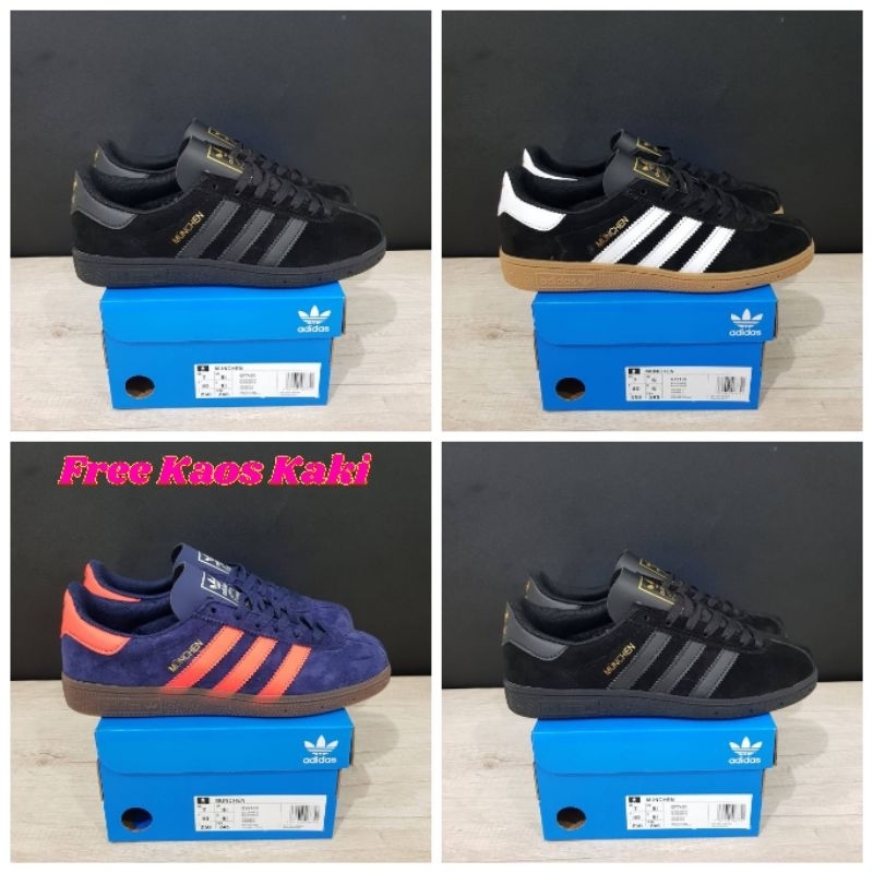 COD Sepatu Adidas Munchen Premium Quality