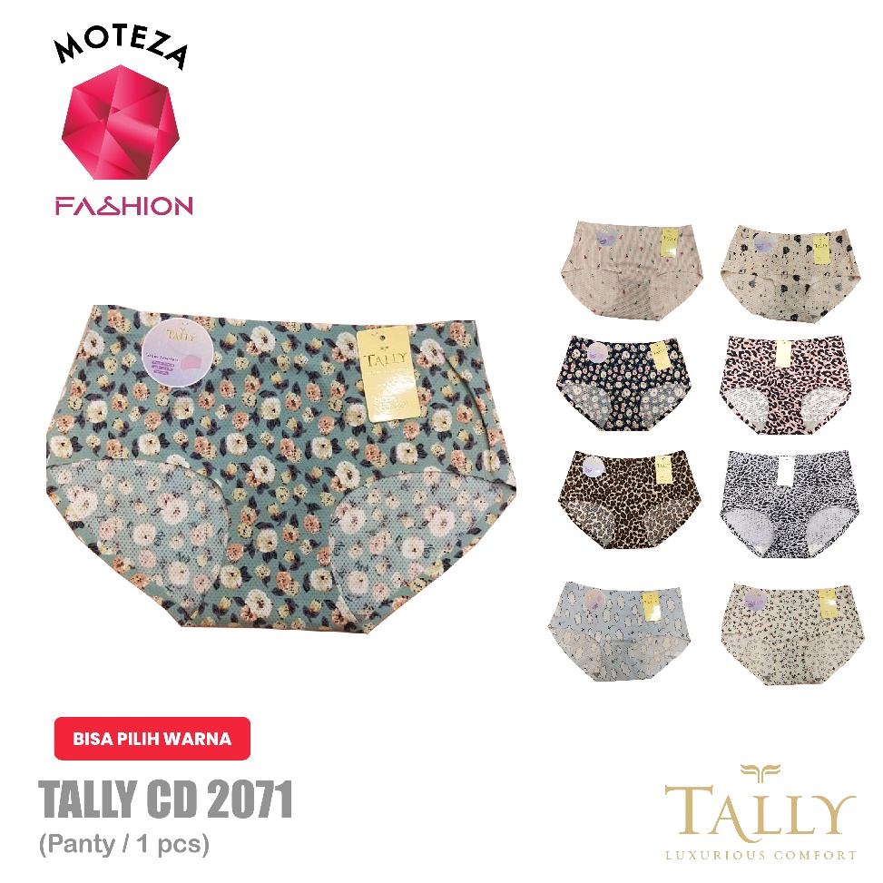 GROSIR MURAH Tally 271 CD Celana Dalam Wanita  Seamless Motif Tanpa Jahitan Anti Nyeplak