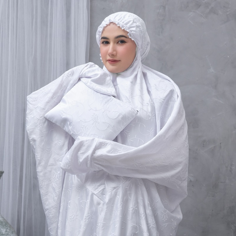 FAIZAR COLLECTION - Mukena Dewasa Terusan Sutra Paris Prada