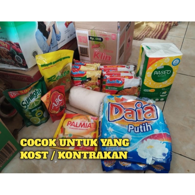 

SEMBAKO - Paket Murah Sembako cocok untuk yang Ng kost / kontrakan