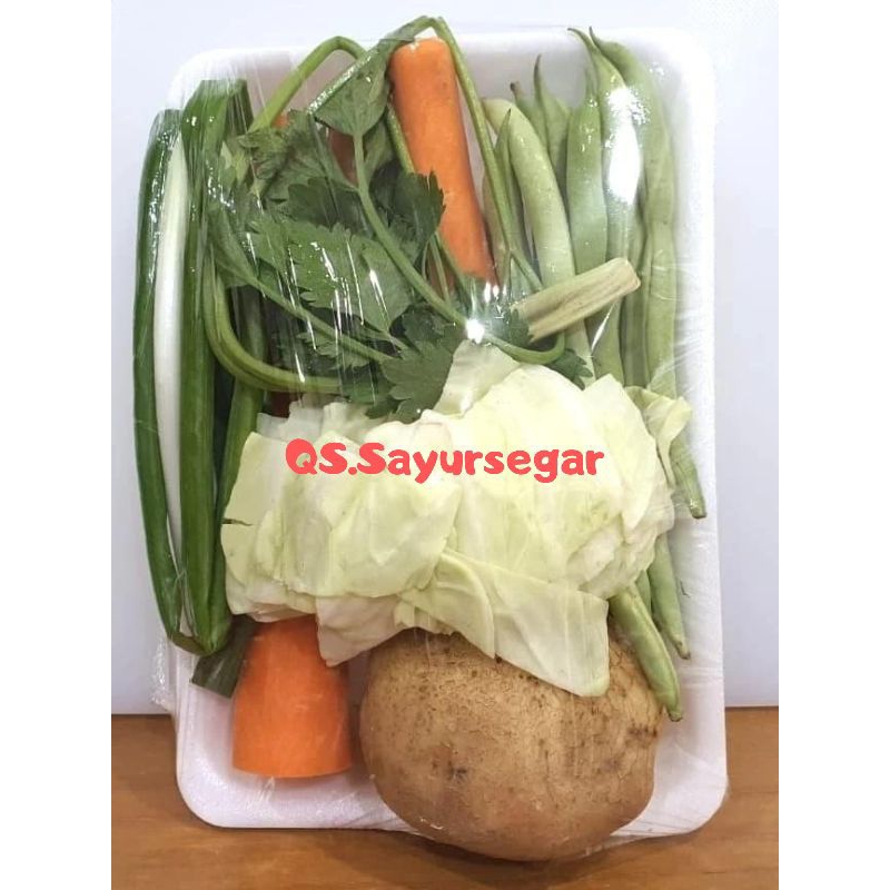 

Sayuran Sop Mentahan Preparation