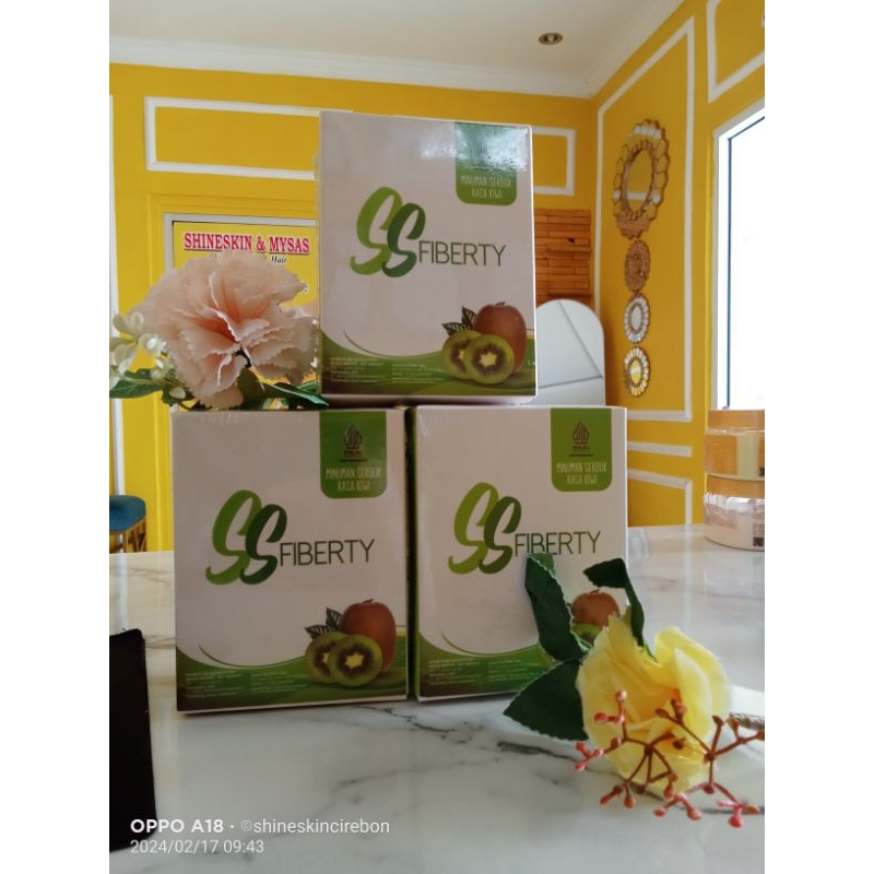 ss fiberty/minuman serbuk/diet/shineskin