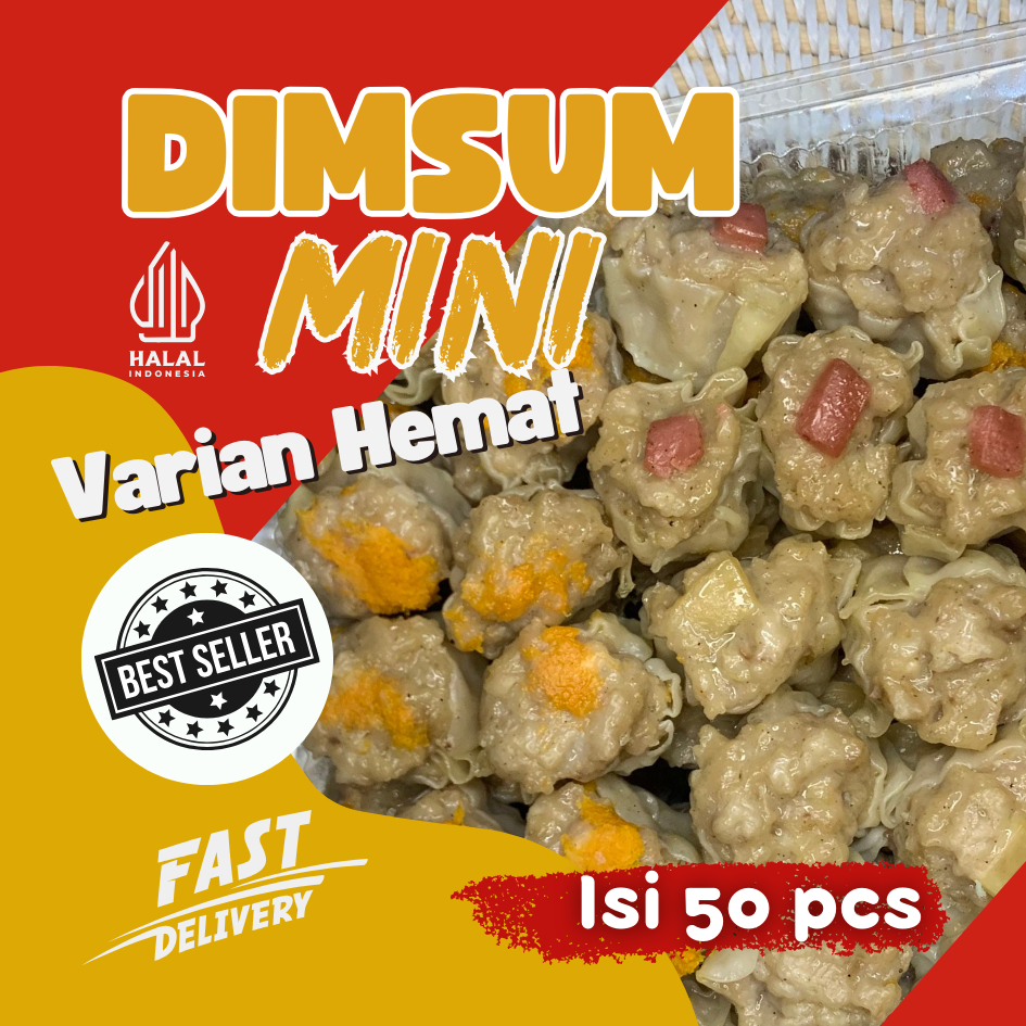 

Dimsum Ayam Mini Pilihan Hemat dengan Varian Terbaik Isi 50 pcs FREE Saus