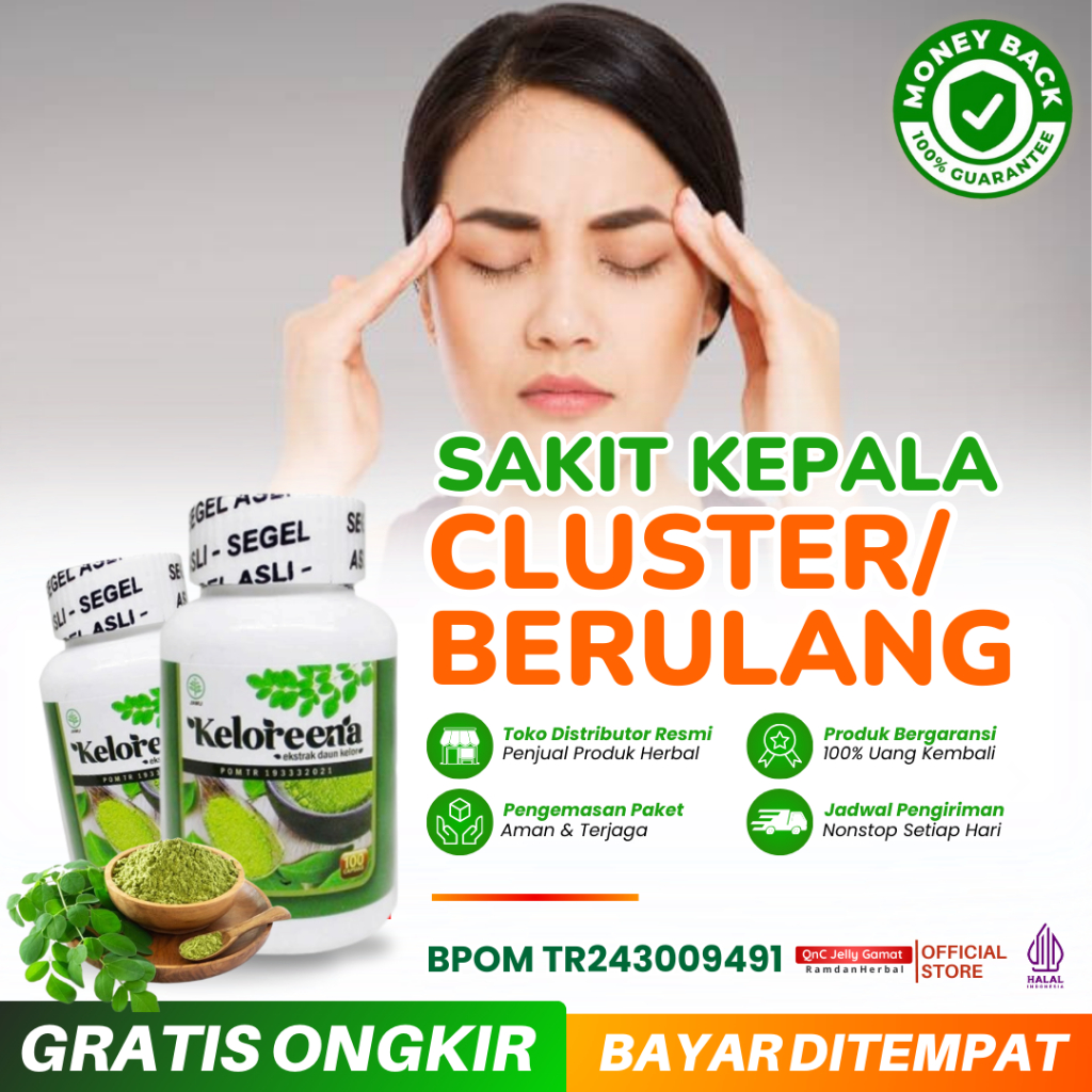 Obat Sakit Kepala Kluster Cluster Berurang Nyeri Kepala Sebelah Kanan Kiri Depat Belakang Atas Kelor