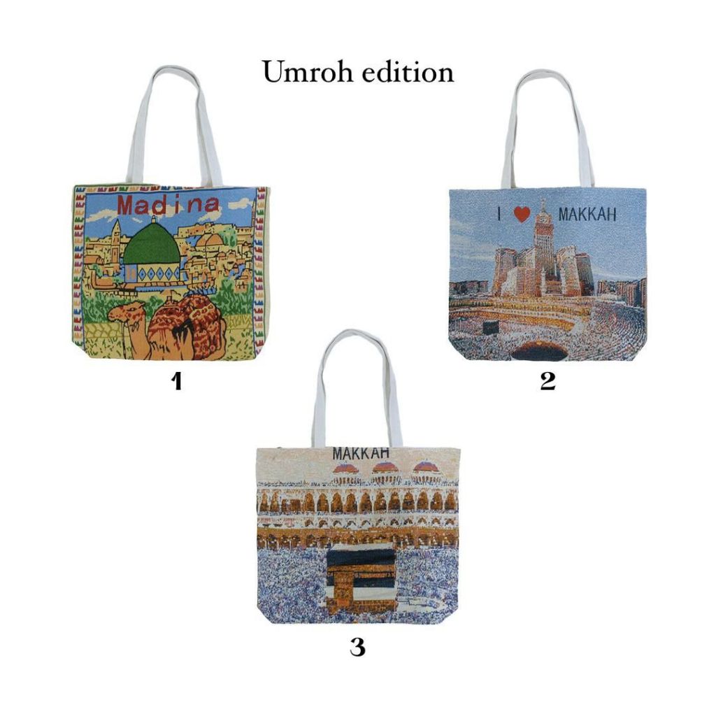 Tas Totebag Wanita - UMROH LEBARAN Fashion Bag Wanita Kekiniaan