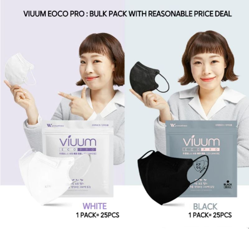 viuum mask kf94 / masker Korea kf94 viuum ecopro isi 25pcs