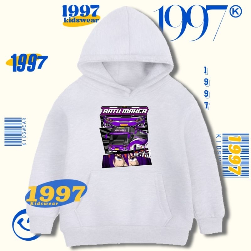 Jaket Baju Anak - Hoodie Sweater Bus Telolet Basuri JetBus 3+ Jet Bus Blackpink Black Pink Winspecto