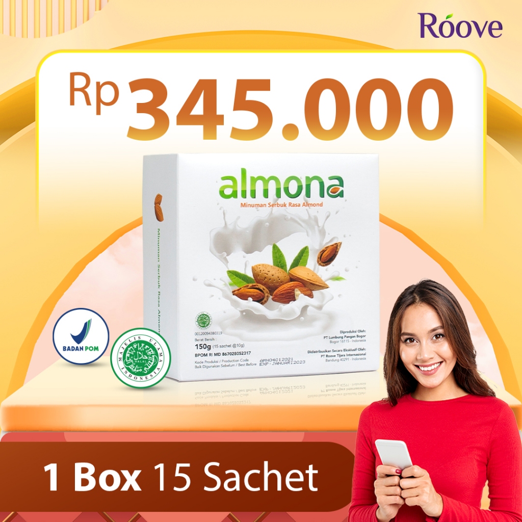 Almona Collagen Drink 2 Box (Isi 30 Sachet)