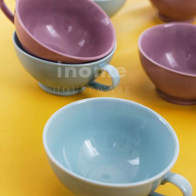 Mug Bowl series Warna Warni Mug Breakfast Mug besar Mug Sereal WAJIB EXTRA BUBBLE WRAP