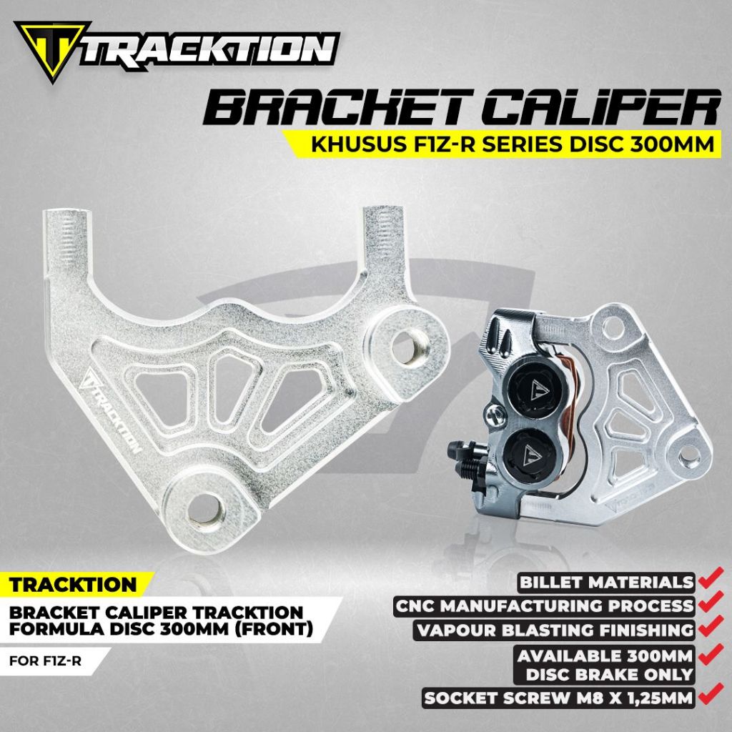 BRACKET CALIPER TRACKTION FORMULA FIZ-R DISC 300 MM