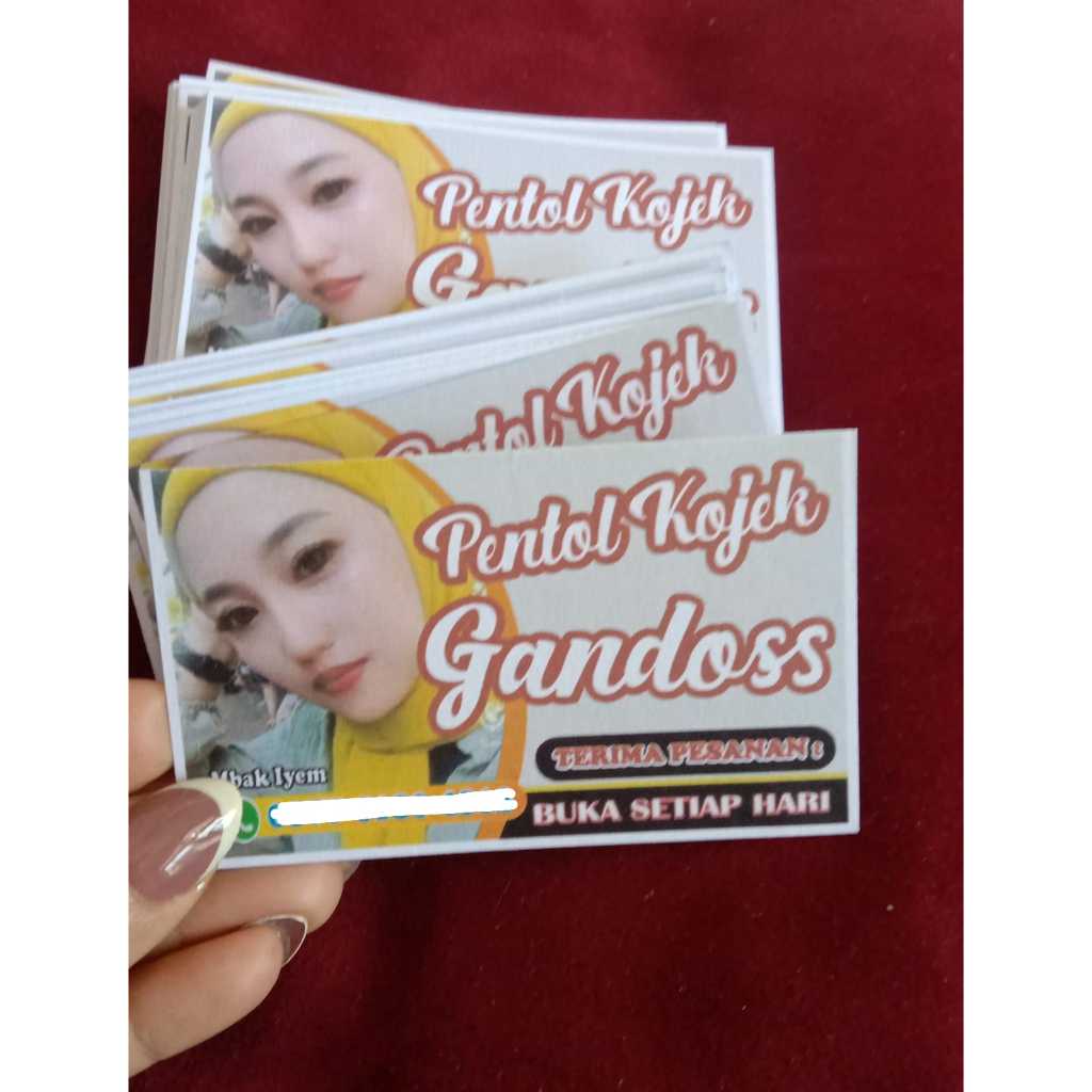 

Cetak Kartu Nama Isi 100Psc/Kartu Nama Costum/Name Card Art Carton 260