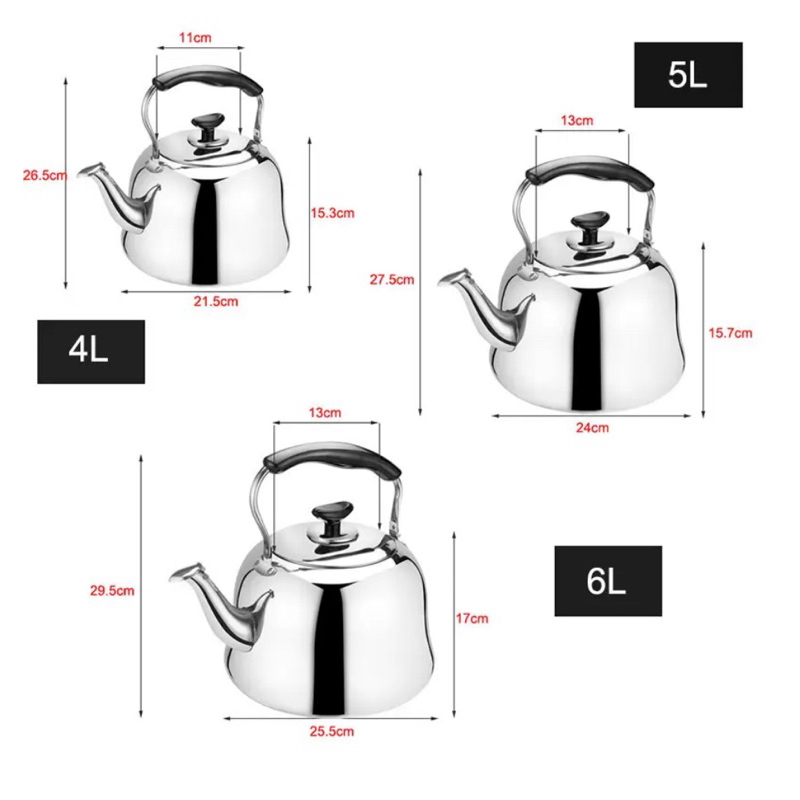 Teko Bunyi Stainless teko Bunyi siul ceret siul ketel pemanas air stainless