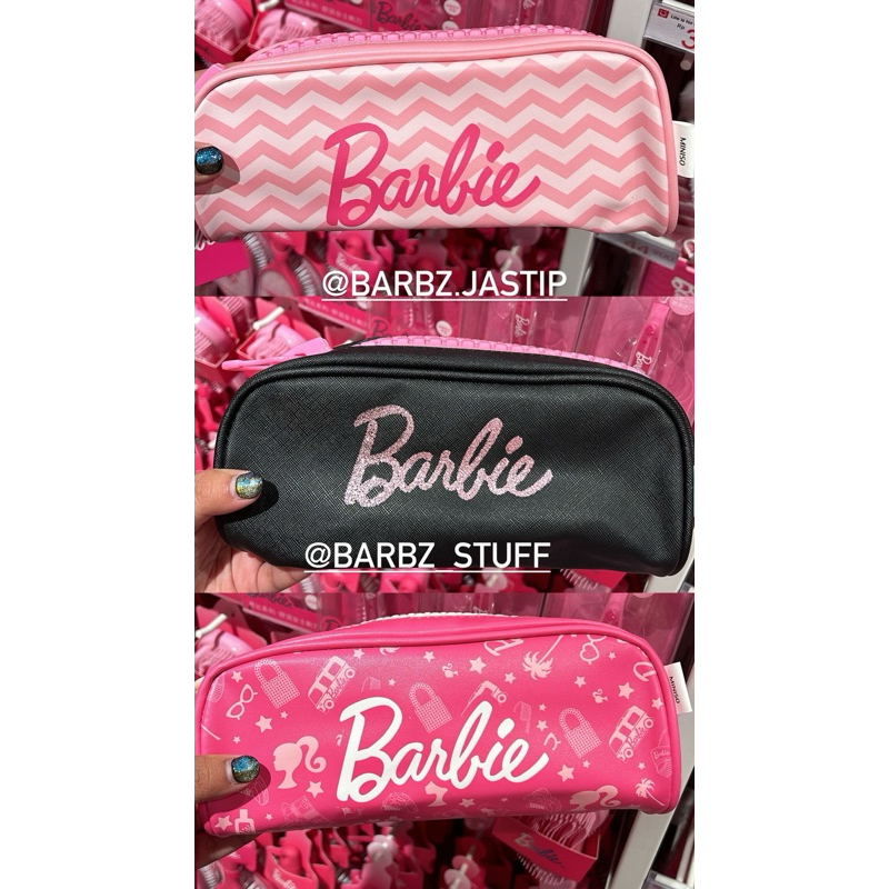

MINISO X BARBIE ZIPPER PENCIL CASE / PENCIL CASE BARBIE / READY STOCK