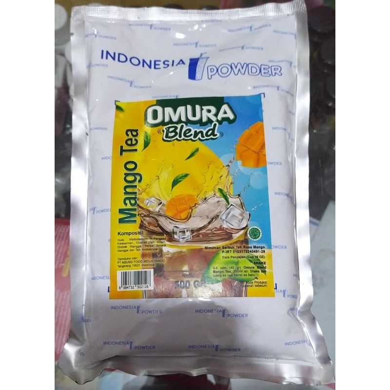 

omura rasa maggo tea bubuk minuman 500gram