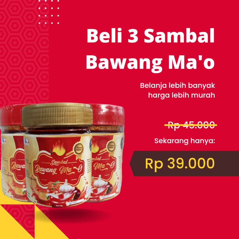 

SAMBEL BAWANG MA'O (PAKET 3)