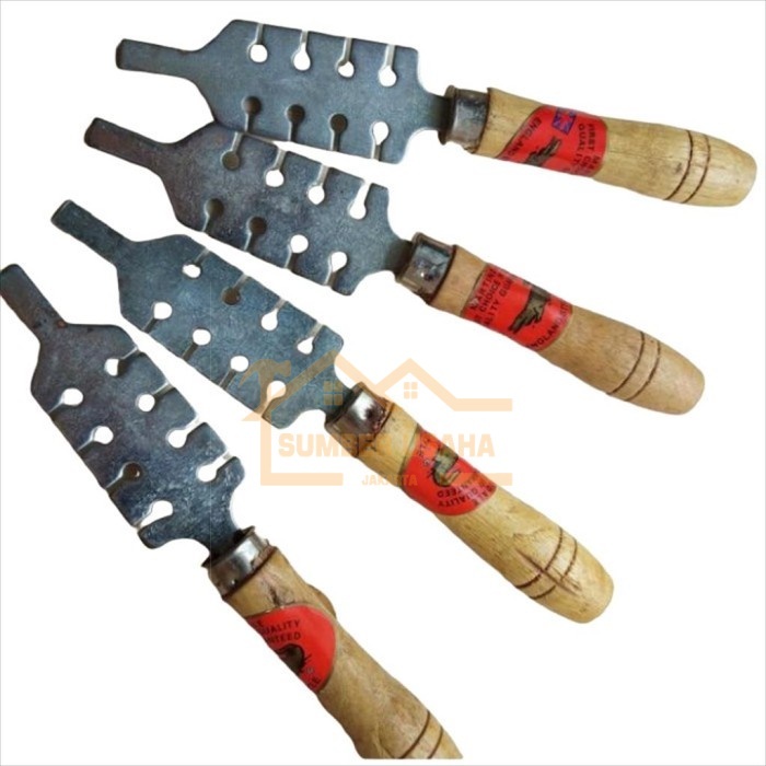 SU Sibak Gergaji Manual / Baling Gergaji Rush 8 Inci Gagang Kayu Setel Mata Gergaji Kayu Manual