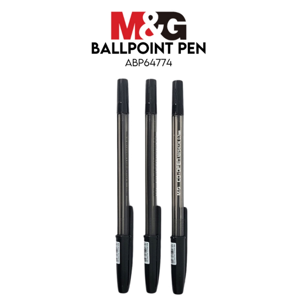 

Pulpen M&G Co-Open ABP 64772 1.0mm / Bolpoin Hitam / Alat Tulis