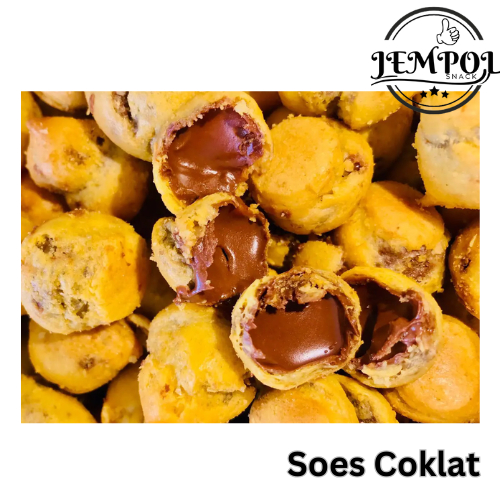 

(JEMPOL.SNACK) CEMILAN ENAK SOES COKLAT SOES KERING RASA COKLAT MANIS ENAK MURAH