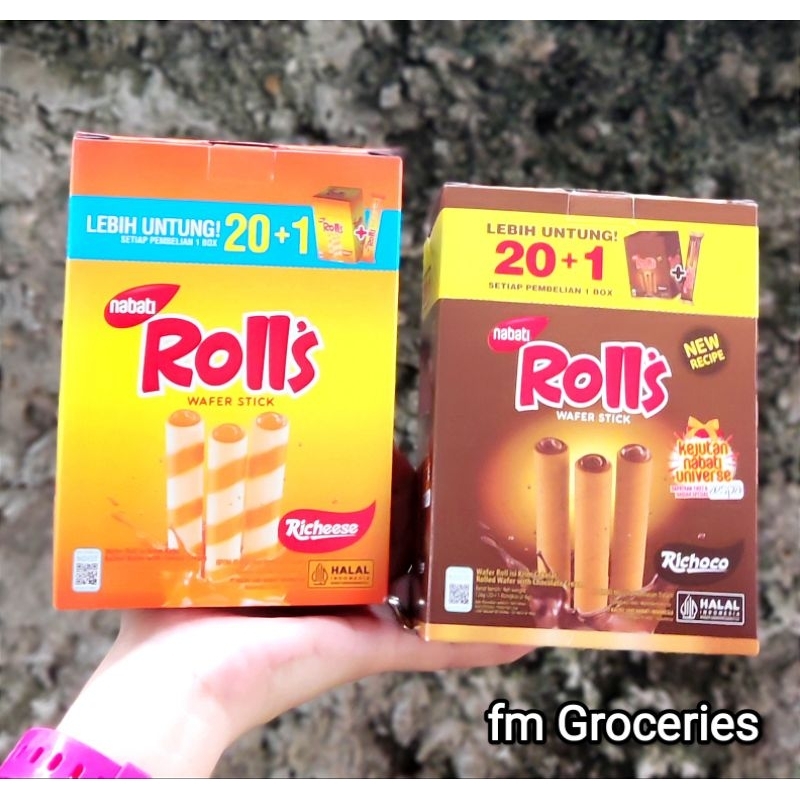 

Nabati Rolls isi 20 pcs Rasa Keju