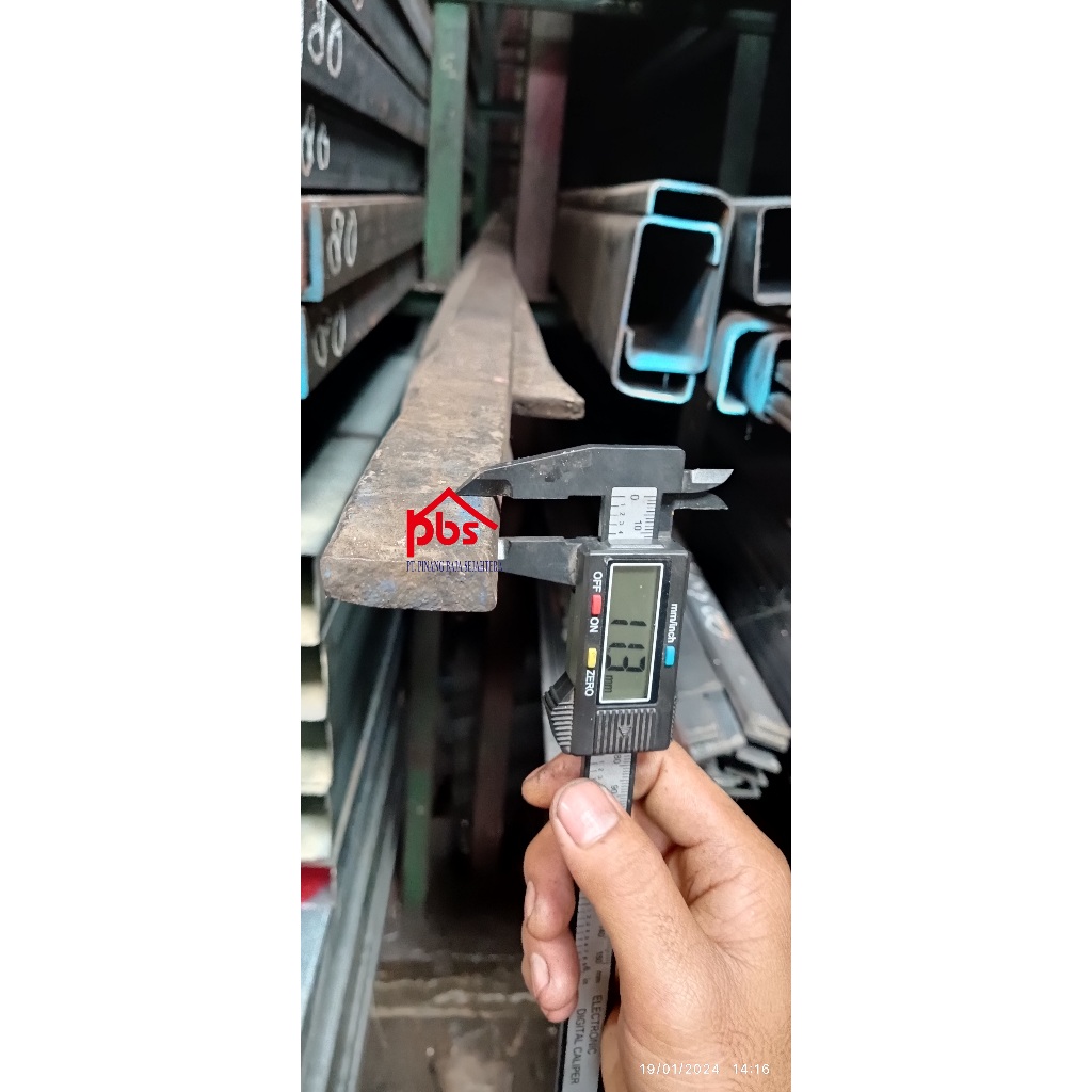 [KARGO] BESI PLAT STRIP 12mm x 3.8 cm x 5.7 meter / 12mm x 5cm x 6 meter / 12mm x 10cm x 6meter / BE