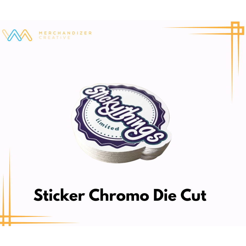 

Print / Cetak Stiker Chromo (A3+) 32 x 48 cm - Die Cut
