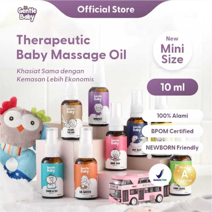 Gentle Baby Oil 10ml - Baby Essential Oil - Minyak Pijat Bayi Aromaterapi Minyak Urut Bayi - Baby Ma