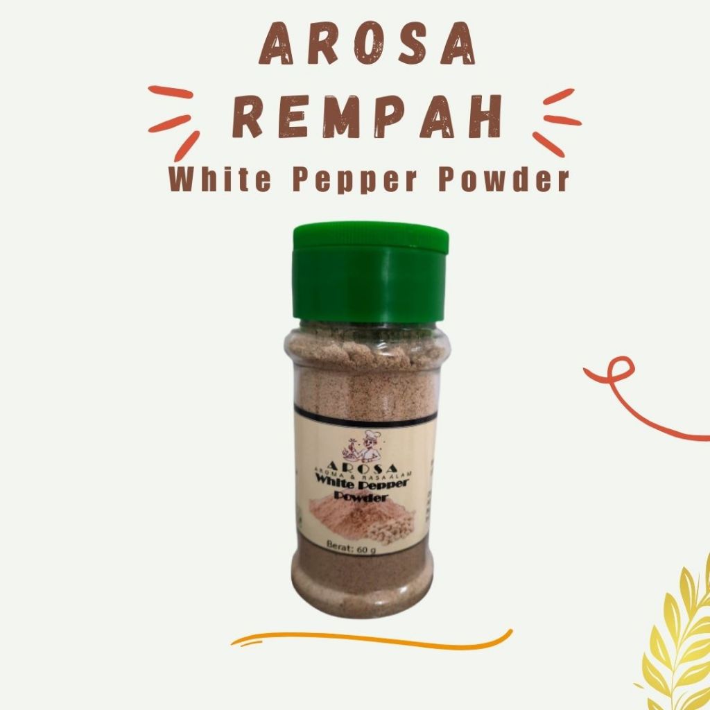 

Lada Putih bubuk 60g White Pepper Powder