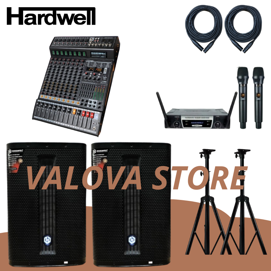 Paket 24 soundsystem outdoor HARDWELL Ultra 15 PRO + HARDWELL LAMBO 8