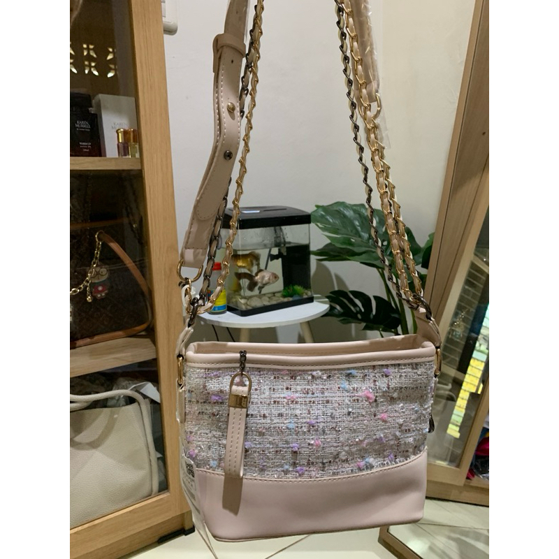 Tas Zara Tweed Gabrielle Tas Wanita Selempang Zara Original Tas Wanita Tweed Cantik Import Premium B