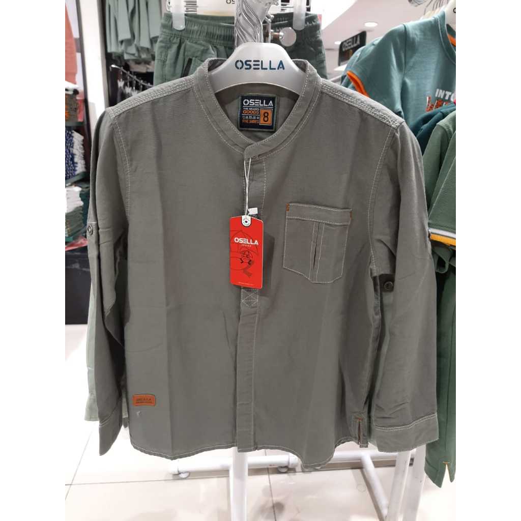 Osella Kids Baju Kemeja Koko Anak Laki-Laki Lengan Panjang GTH2276T