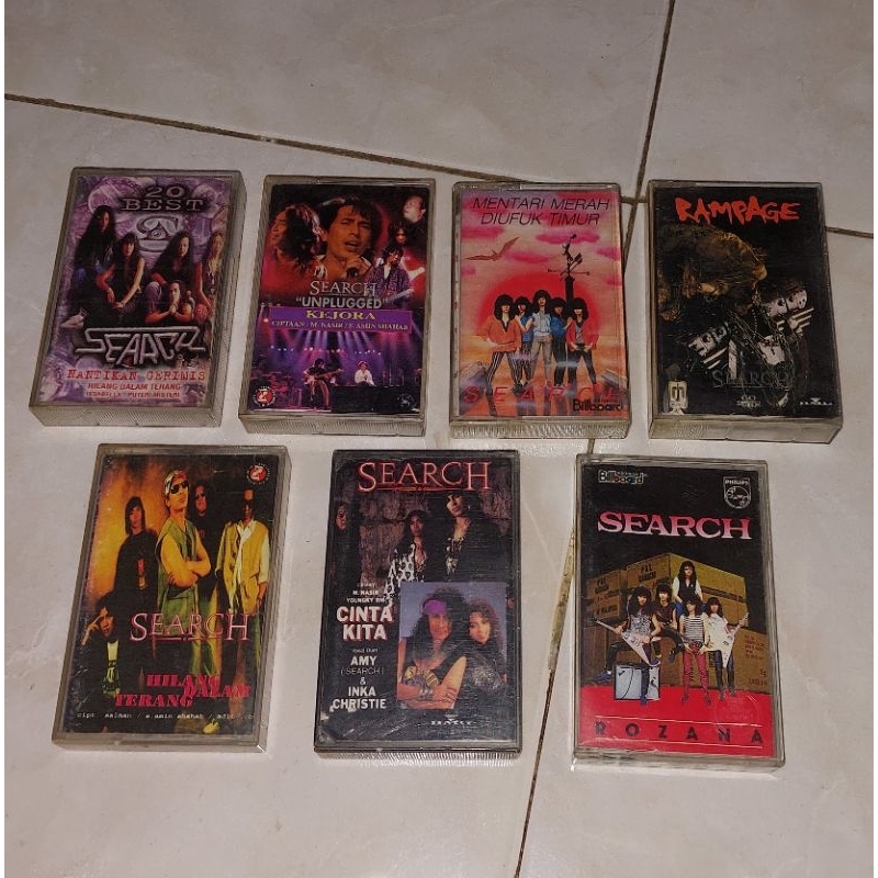 kaset SEARCH-20 Best, Rozana, Rampage, Mentari Merah Diufuk Timur