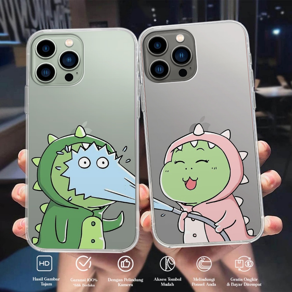 Case Motif COUPLE DINO XIAOMI REDMI 7 REDMI 10A REDMI 9 NOTE7 REDMI 6A REDMI 5 POCO M5S F3 REDMI 5PL