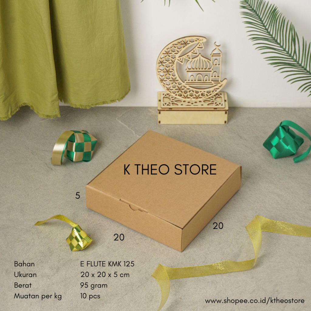 

Dus Pizza / 20 x 20 x 5 cm / 1 pcs /Kardus Box Kue Brownies