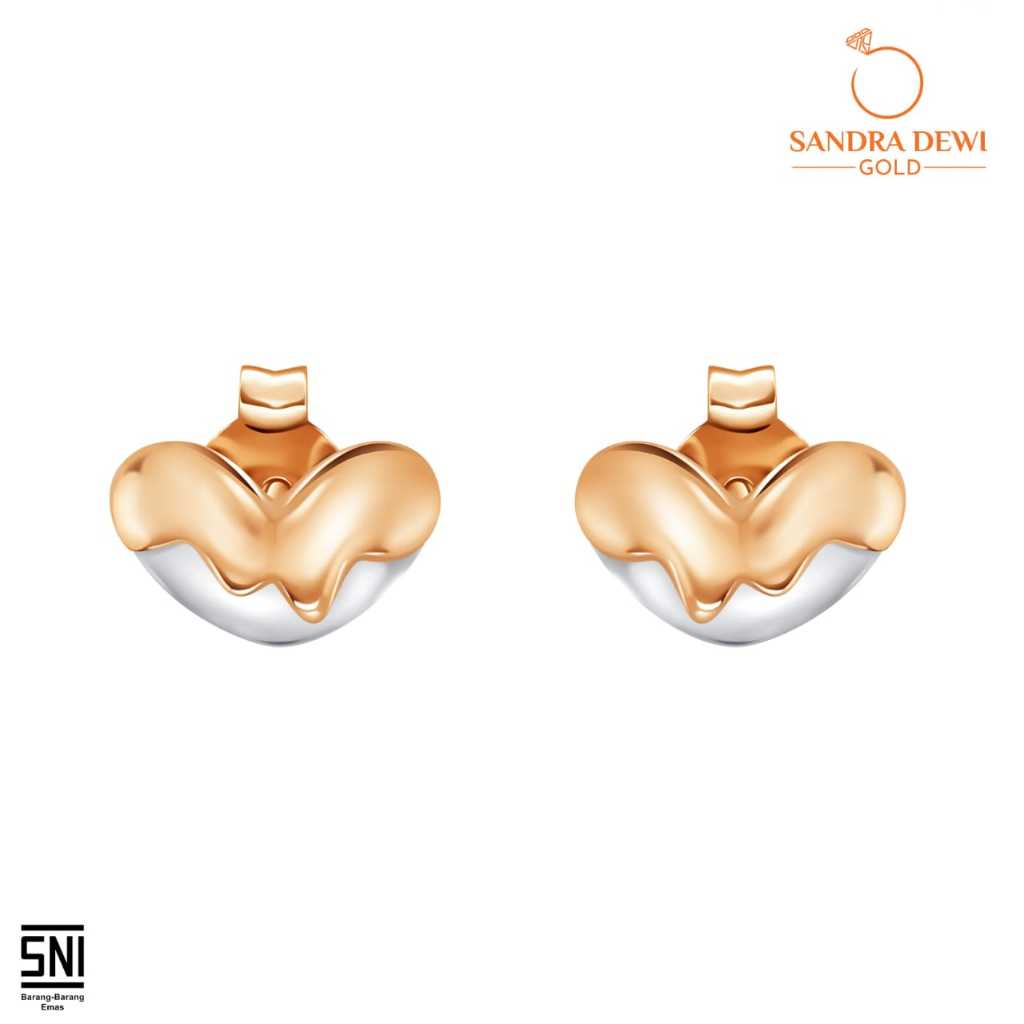 Anting Sandra Dewi Gold Golden Love Melt Collections EA230280