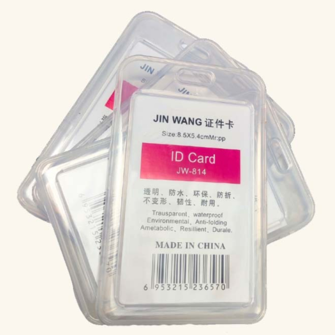 

Id Card Holder Transparant Model 2 sisi Tempat Name Tag Id Holder Bening Kotak Casing Id Card Kotak Tertutup Masuk 2 Kartu