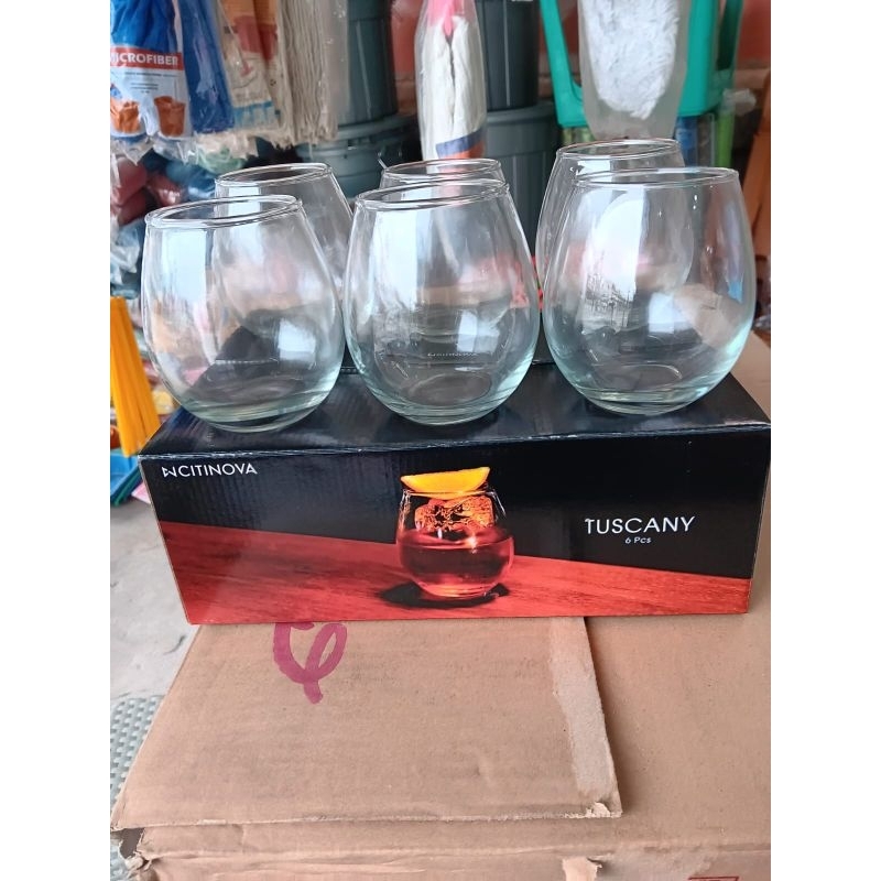 Gelas Kaca Tuscany | Gelas Bubble Ball | Tank Cupang | Aquarium Mini