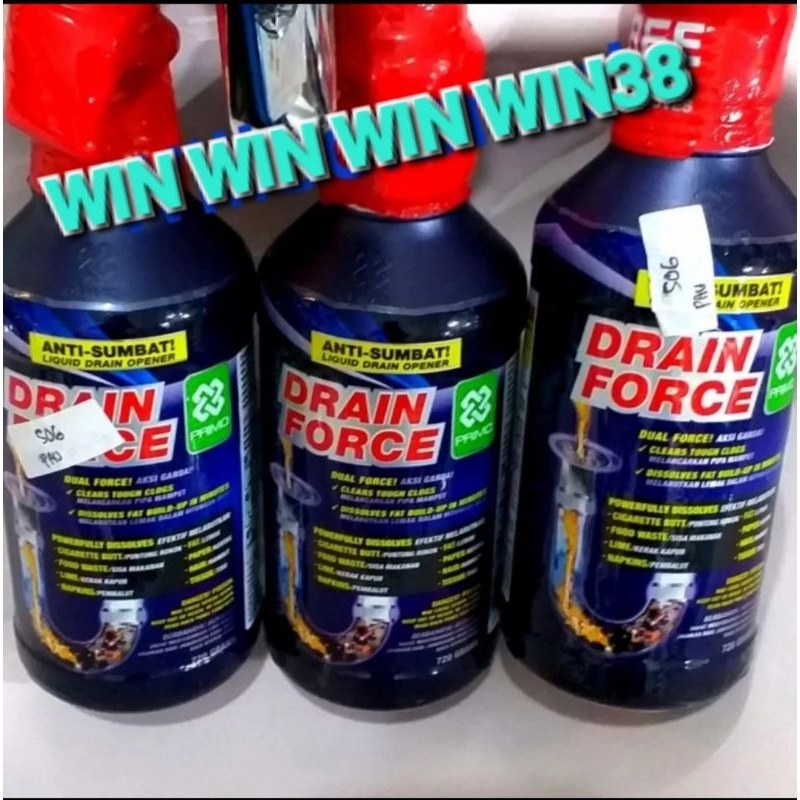 Drain force/soda api wc/anti mampet/anti sumbat/cairan anti sumbat/soda api/soda api cair/soda api s