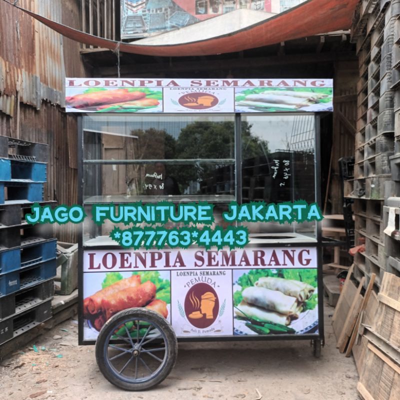 gerobak makanan virall serbaguna, gerobak kopi,gerobak es kopi