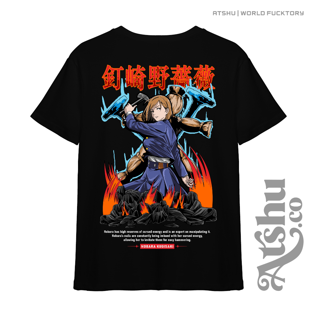 ATSHU | Kaos Anime Nobara Kugisaki Jujutsu Kaisen